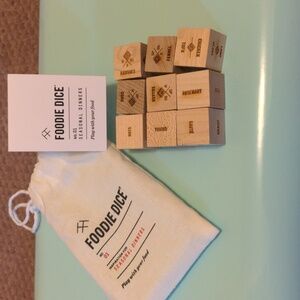 NWOT Foodie Dice Game (Inspiration for Seasonal Dinner)